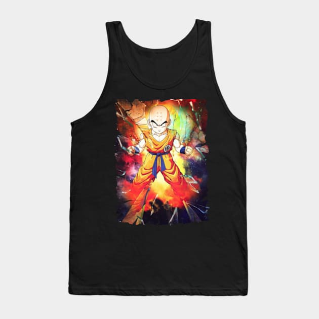 KRILLIN KRILIN MERCH VTG Tank Top by Diego Jiwananda